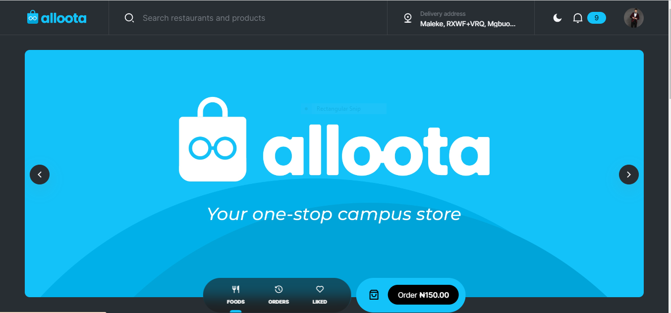 Alloota - Food and Grocery Ordering and Delivery Marketplace